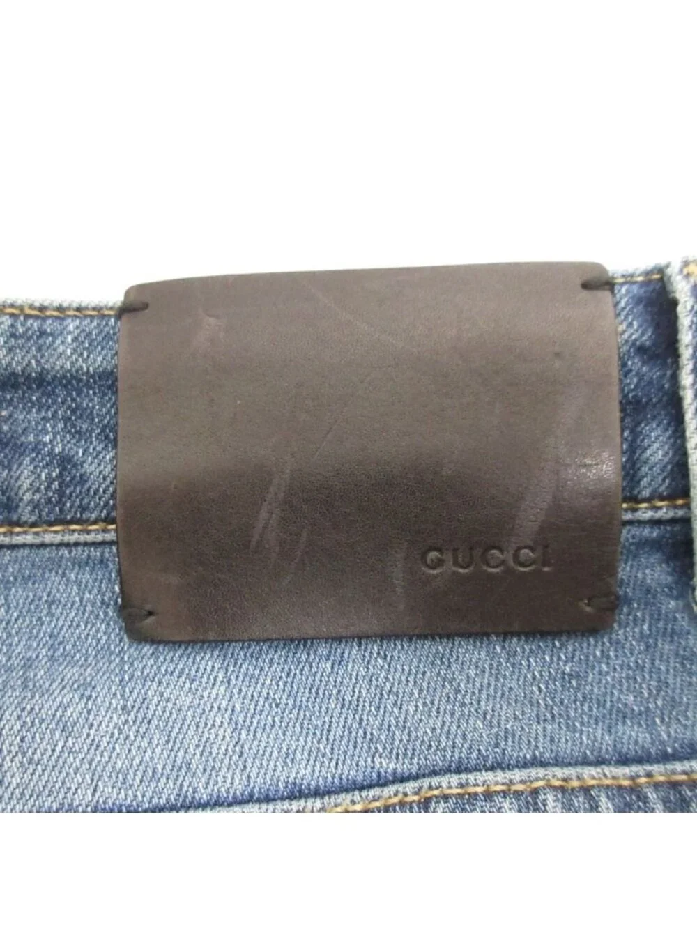 Gucci name distressed